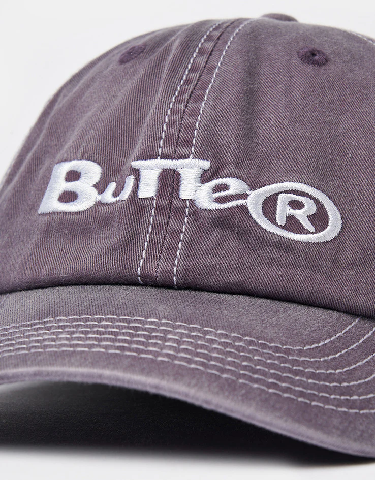 Butter Goods Registered 6 Panel Cap - Washed Dusk - Image 2