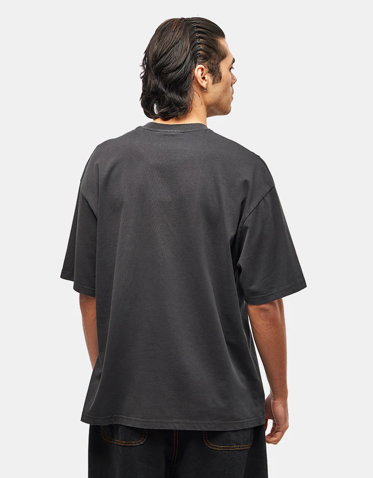 Butter Goods Registered T-Shirt - Washed Black - Image 2