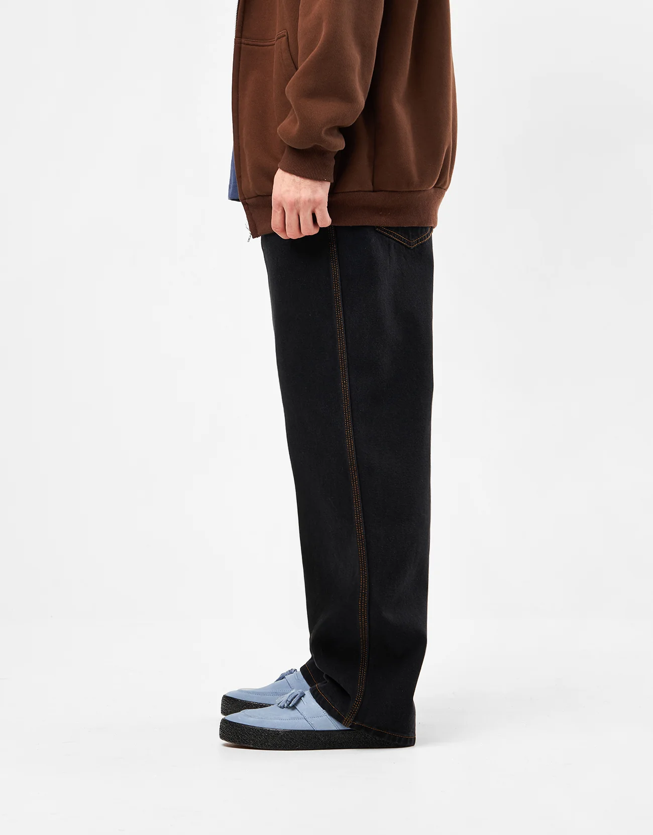 Butter Goods Relaxed Denim Jeans - Washed Black - Image 3