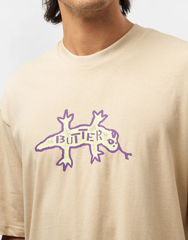 Butter Goods Reptile T-Shirt - Tan - Image 3