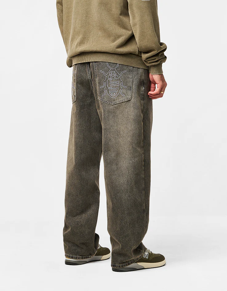 Butter Goods Roach Denim Jeans - Black Wash