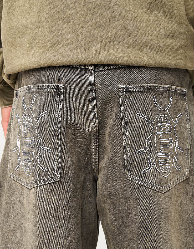 Butter Goods Roach Denim Jeans - Black Wash - Image 6