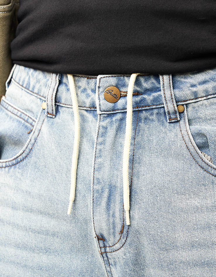 Butter Goods Roach Denim Jeans - Distressed Indigo - Image 5