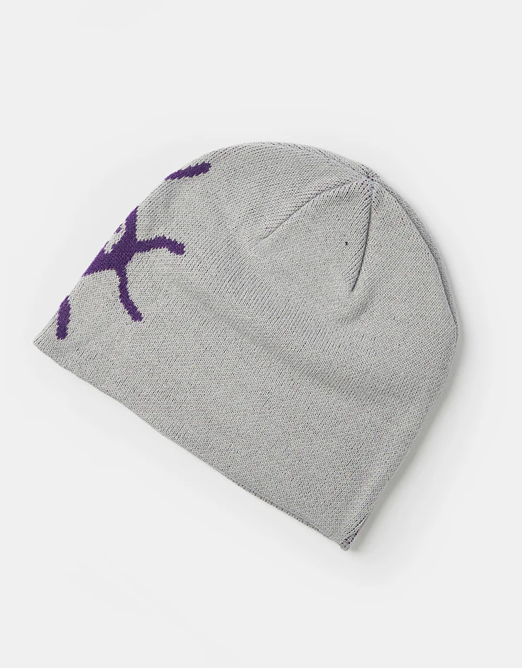 Butter Goods Roach Skully Beanie - Grey - Image 3
