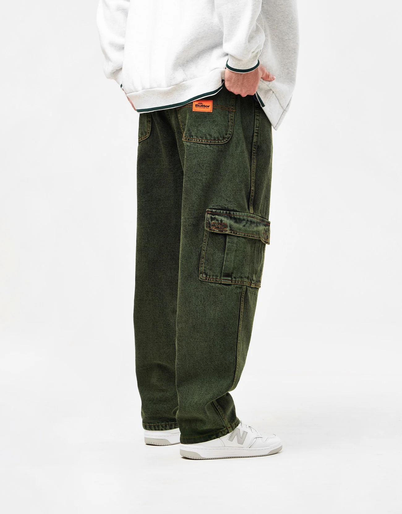 Butter Goods Santosuosso Denim Jeans - Dark Green - Image 2