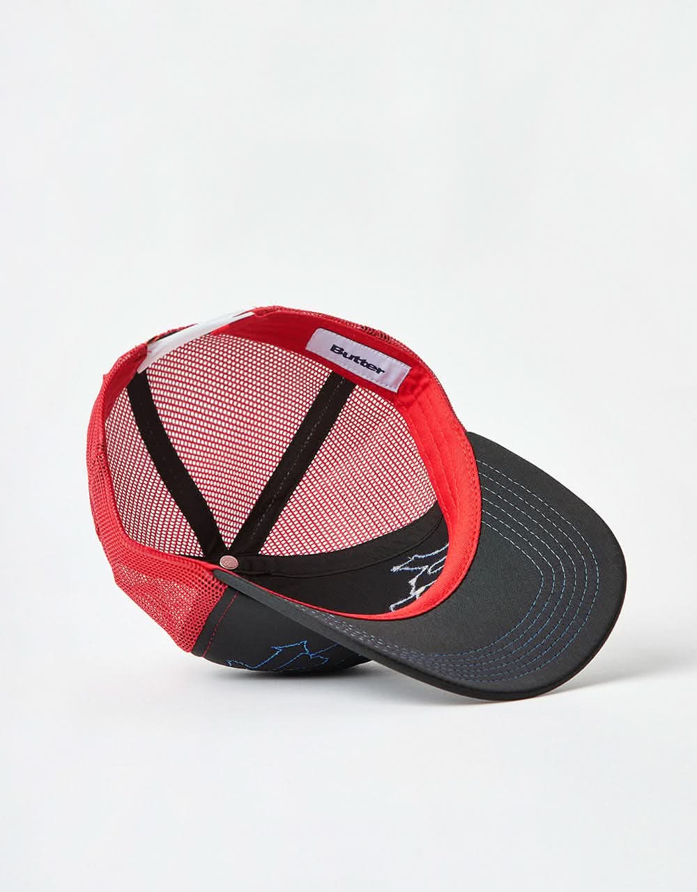 Butter Goods Shock Trucker Cap - Black - Image 4