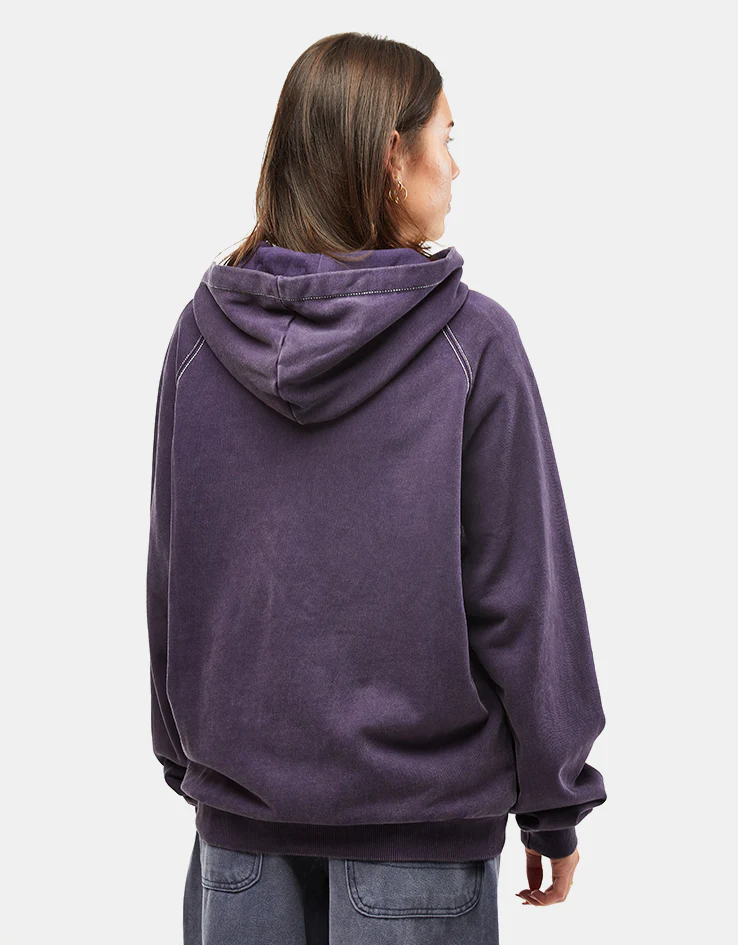 Butter Goods Sketch Zip-Thru Hoodie - Eggplant - Image 8