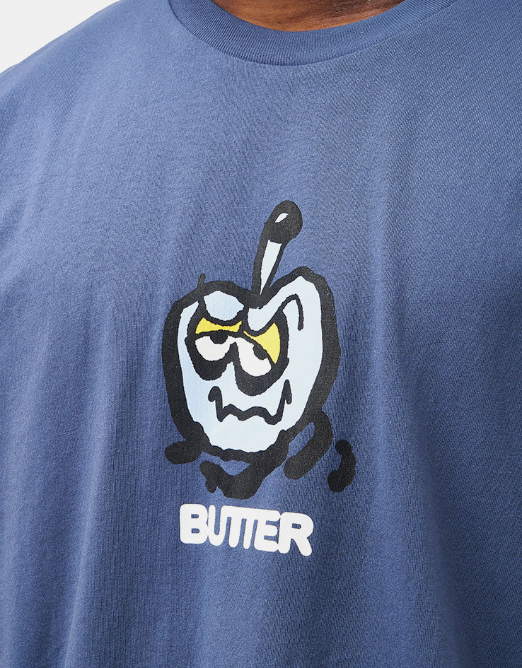Butter Goods Smug T-Shirt - Denim - Image 2