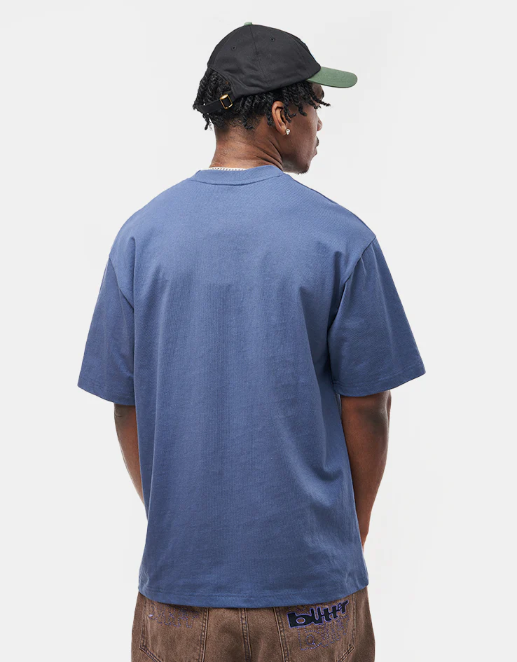 Butter Goods Smug T-Shirt - Denim - Image 3
