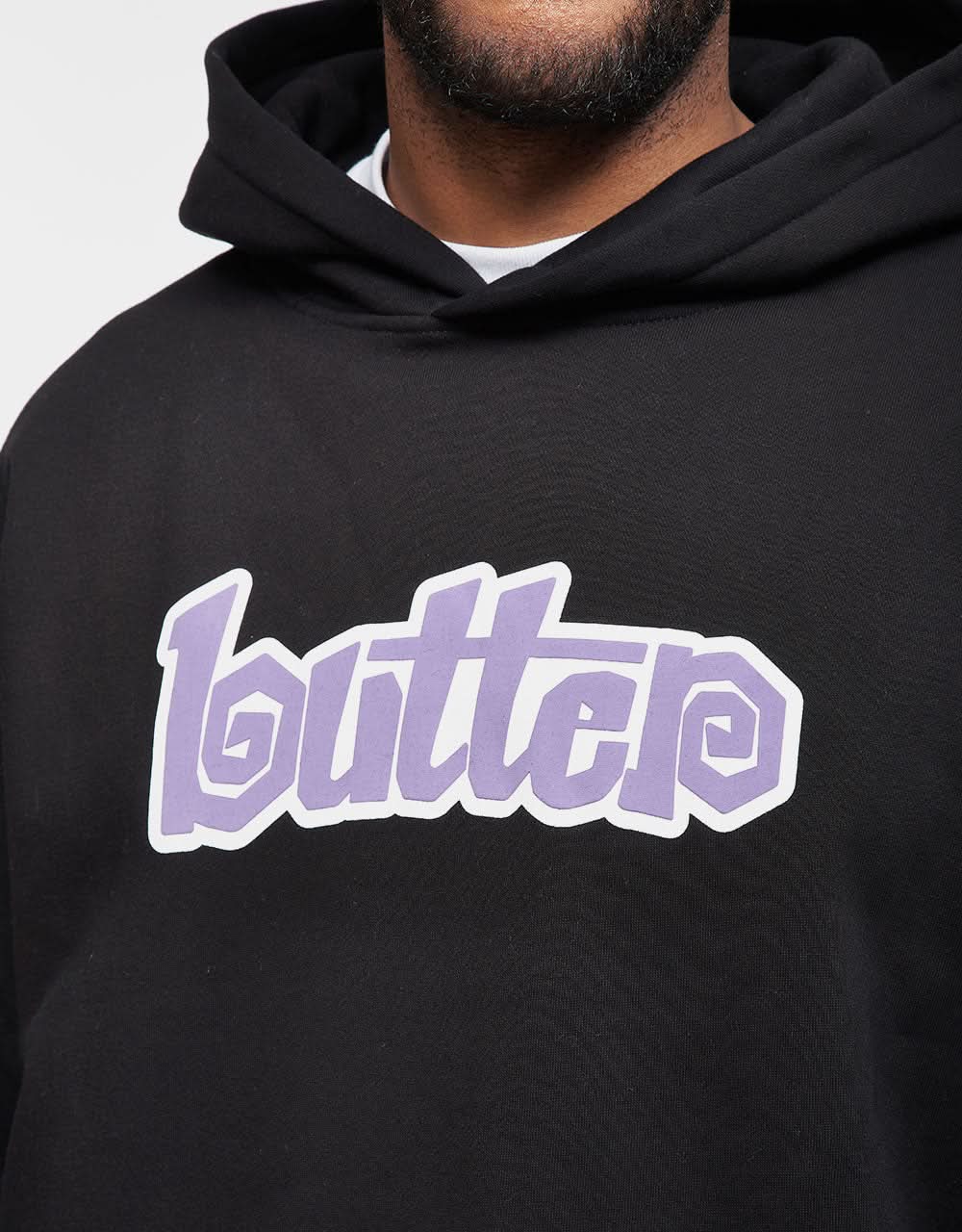 Butter Goods Swirl Pullover Hoodie - Black - Image 2