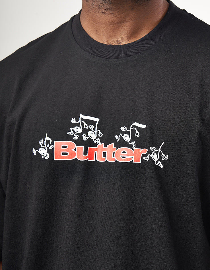 Butter Goods Tempo Logo T-Shirt - Black - Image 2