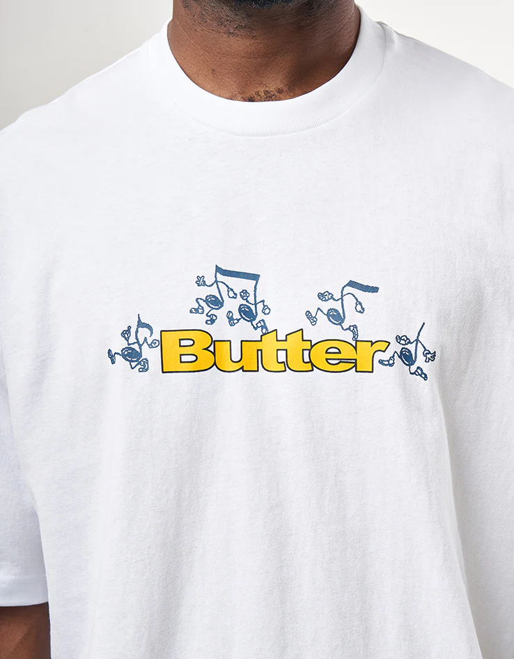 Butter Goods Tempo Logo T-Shirt - White - Image 2