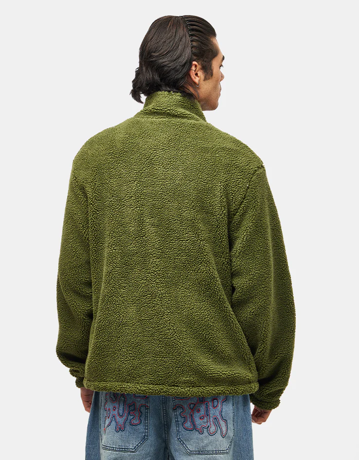 Butter Goods Terrain Highpile Fleece - Moss - Image 2