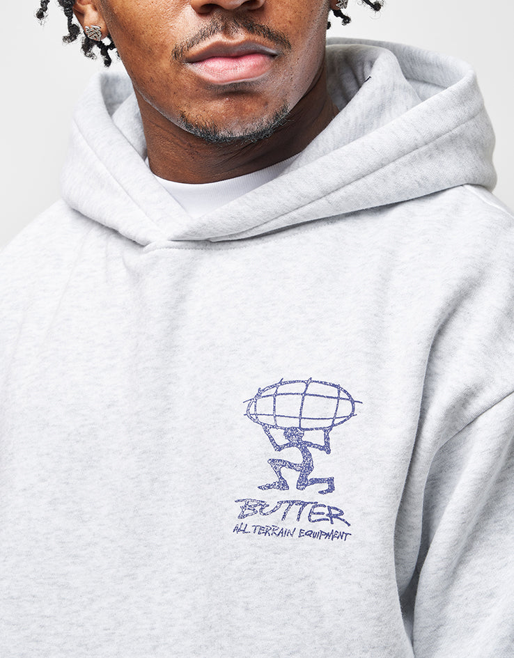 Butter Goods Terrain Pullover Hoodie - Ash - Image 4