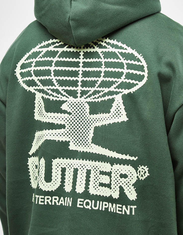 Butter Goods Terrain Pullover Hoodie - Dark Green - Image 3