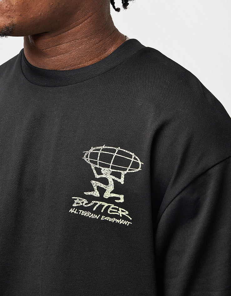 Butter Goods Terrain T-Shirt - Black - Image 4