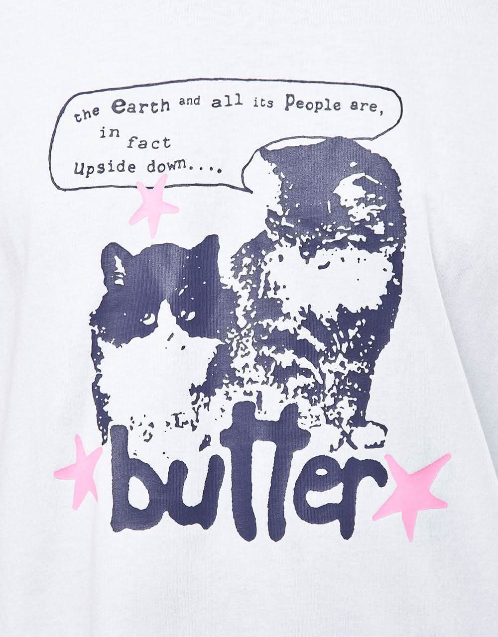 Butter Goods Upside Down T-Shirt - White - Image 3