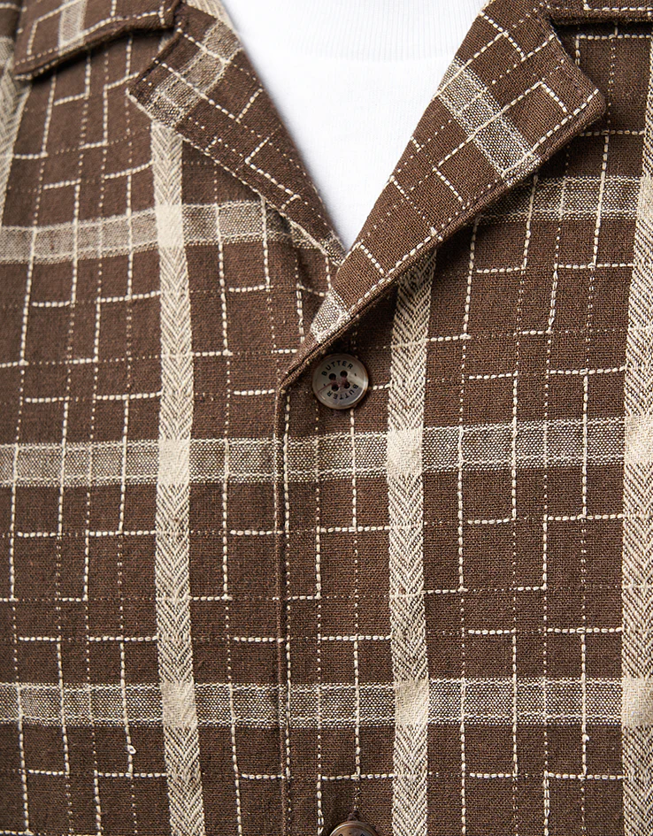 Butter Goods Vacation S/S Shirt - Brown - Image 2