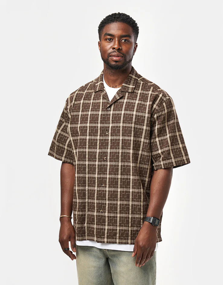 Butter Goods Vacation S/S Shirt - Brown - Image 5