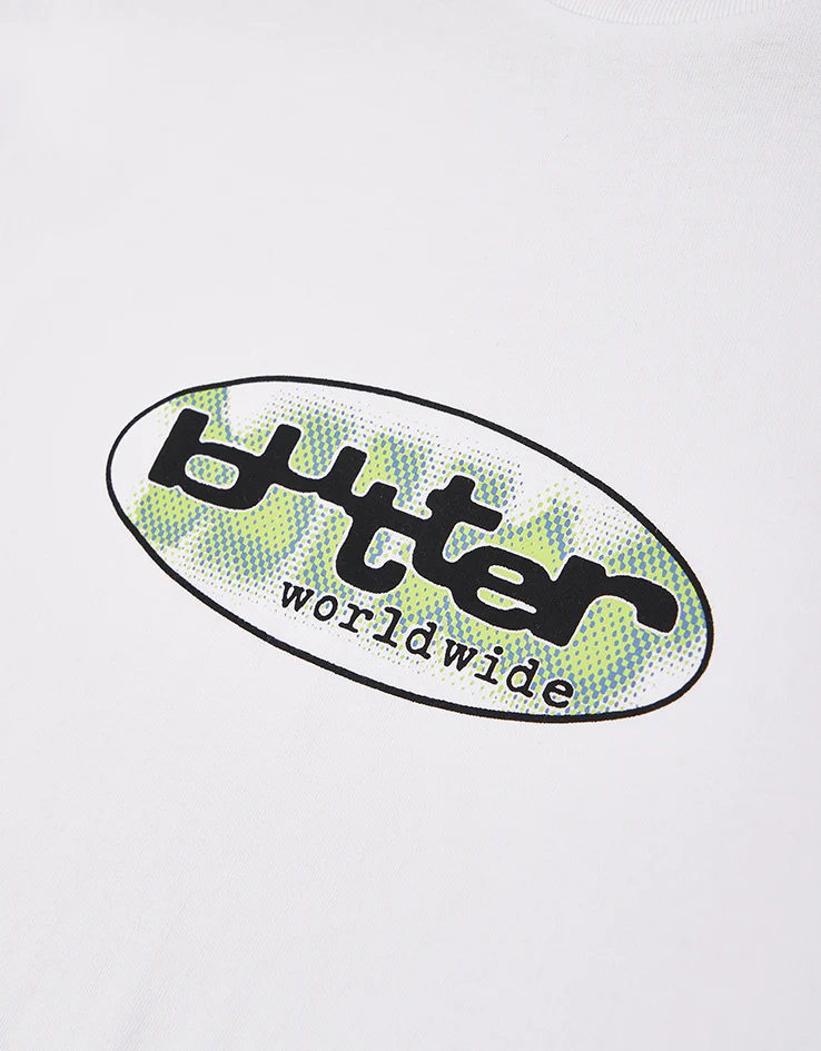 Butter Goods Vortex T-Shirt - White - Image 3