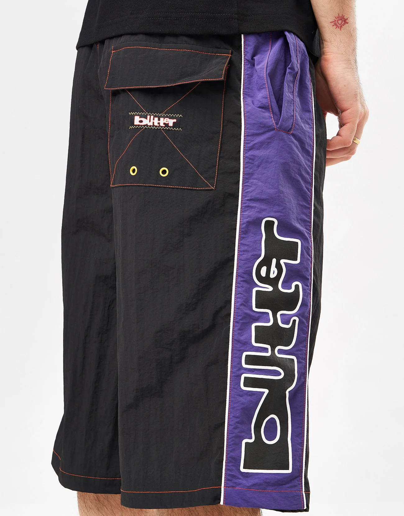 Butter Goods Warped Boardshorts - Black - Image 4