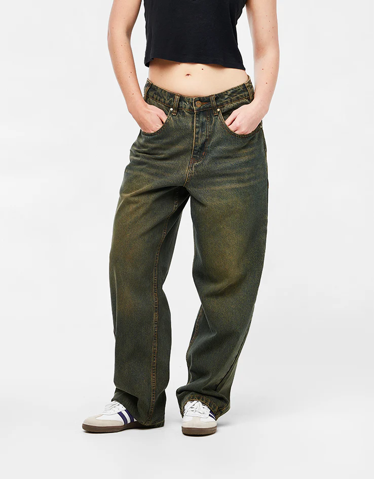 Butter Goods Warped Denim Jeans - Dirty Wash Indigo - Image 11
