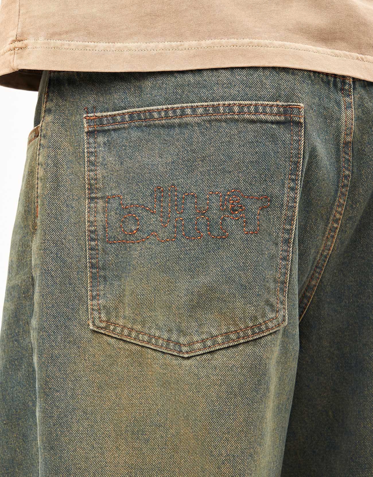 Butter Goods Warped Denim Jeans - Dirty Wash Indigo - Image 6