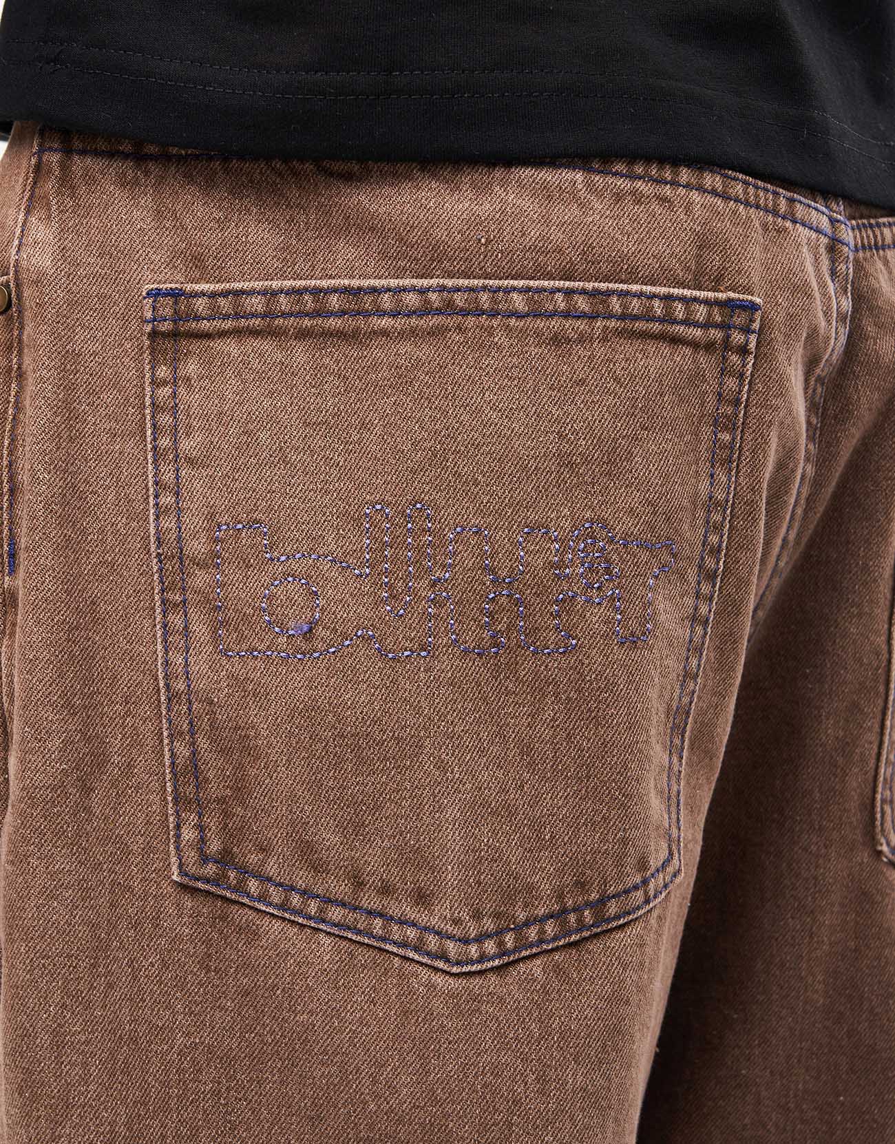 Butter Goods Warped Denim Jeans - Washed Brown - Image 6