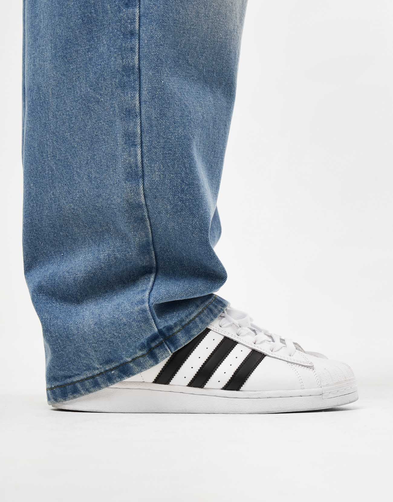 Butter Goods Warped Denim Jeans - Washed Mid Blue - Image 8