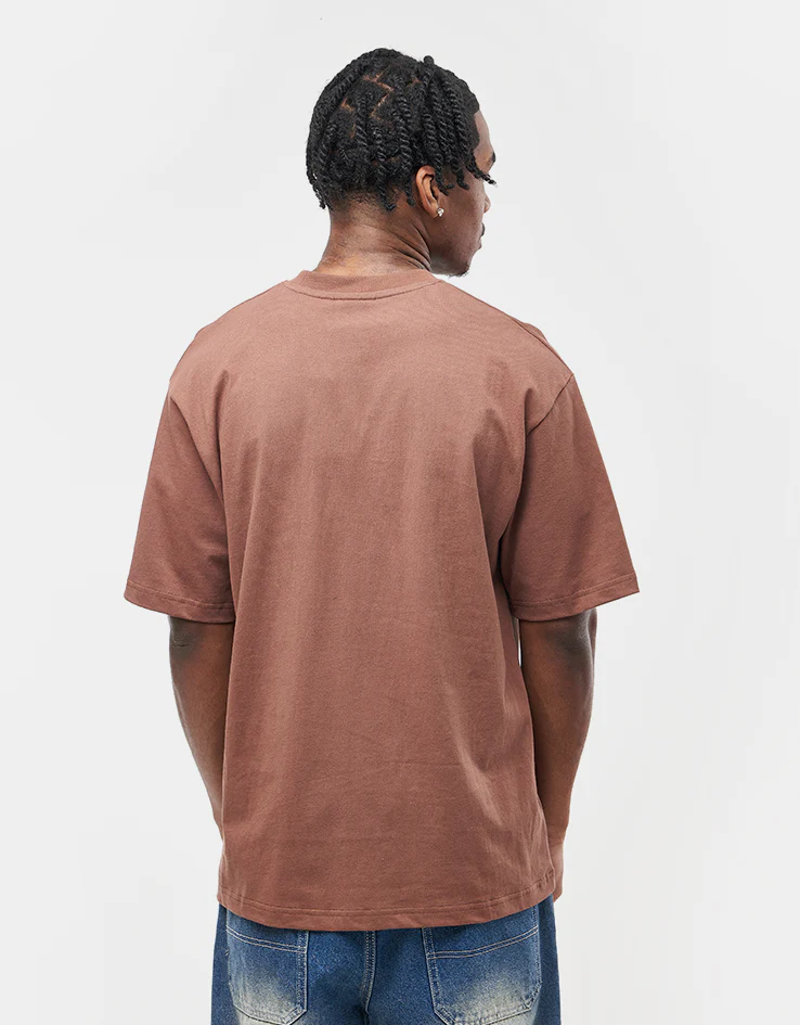 Butter Goods Warped T-Shirt - Brown - Image 3