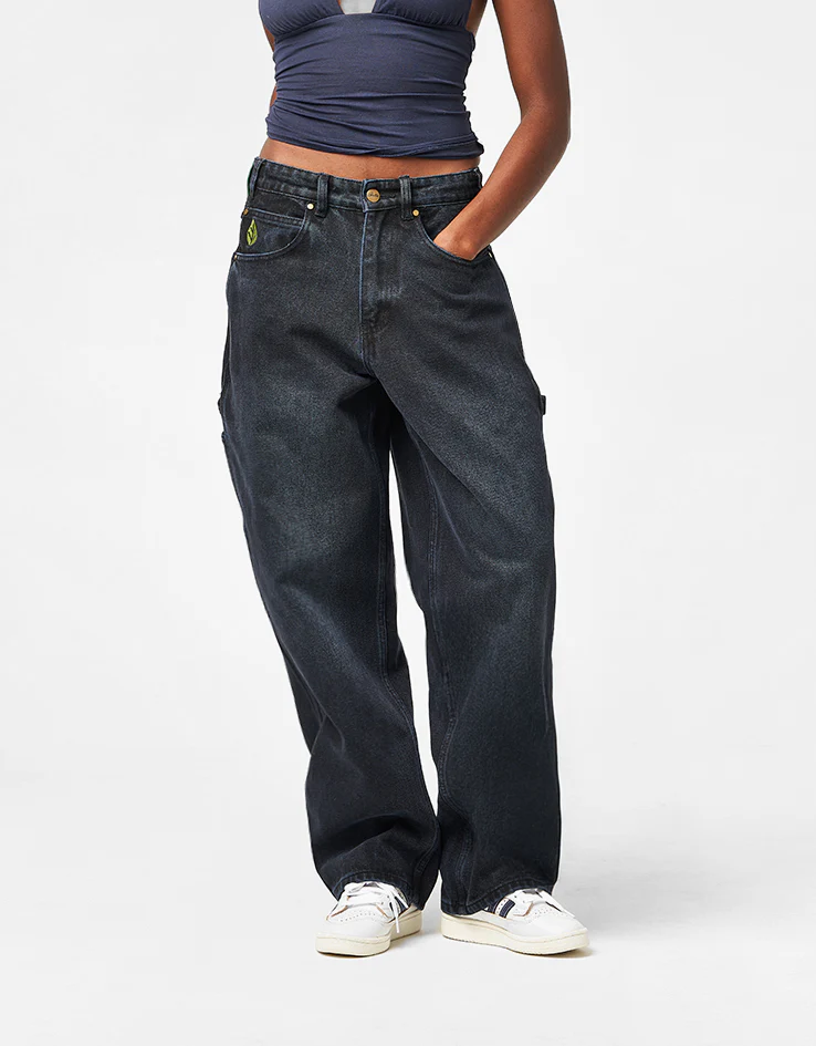 Butter Goods Weathergear Denim Jeans - Dark Navy Tint - Image 9