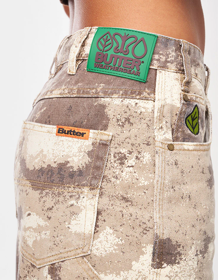 Butter Goods Weathergear Denim Shorts - Camo - Image 16