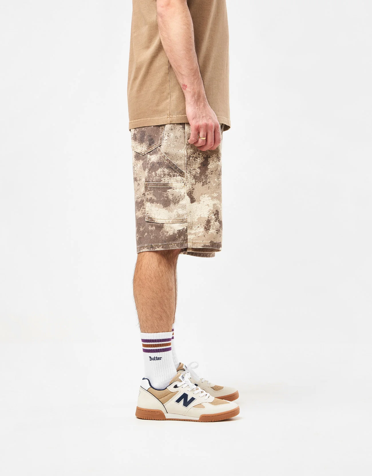 Butter Goods Weathergear Denim Shorts - Camo - Image 3