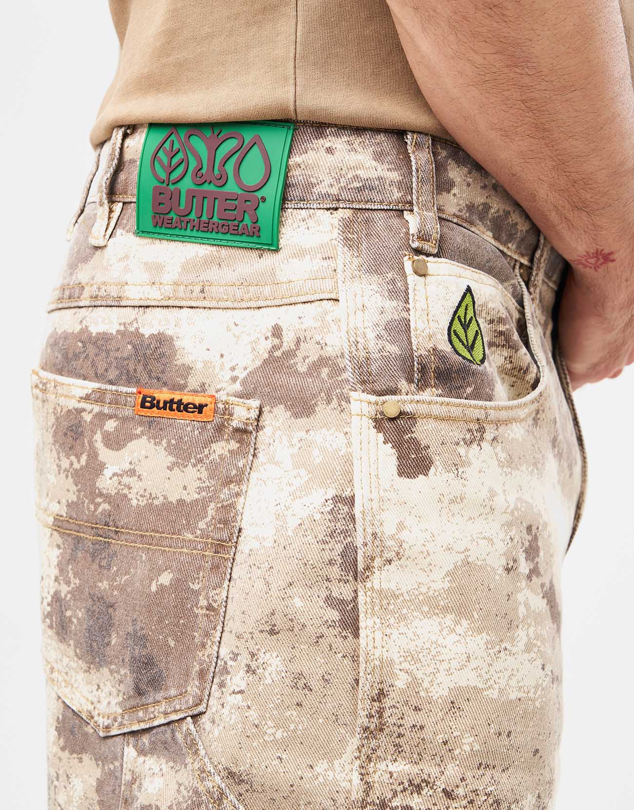 Butter Goods Weathergear Denim Shorts - Camo - Image 4