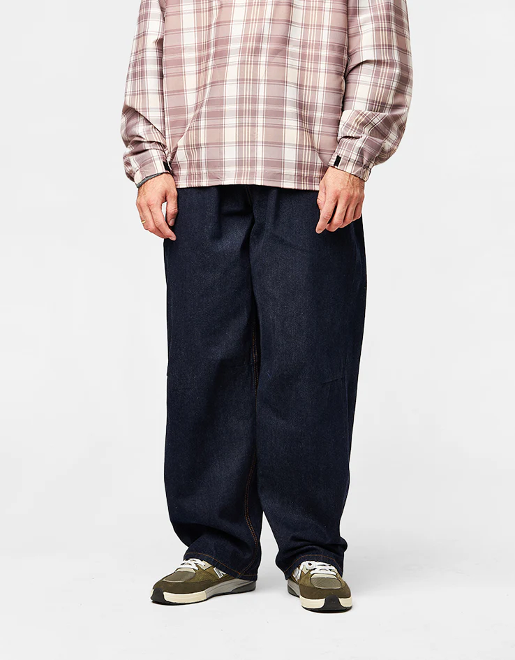 Butter Goods Wide Cut Denim Jeans - Selvedge Blue