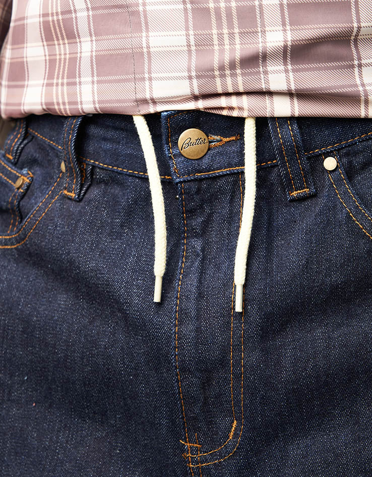Butter Goods Wide Cut Denim Jeans - Selvedge Blue - Image 5