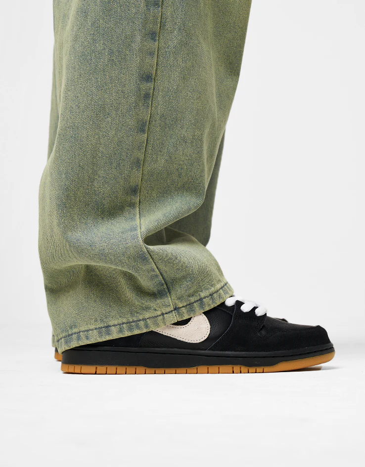Butter Goods Wide Cut Denim Jeans - Tinted Blue Wash - Image 6