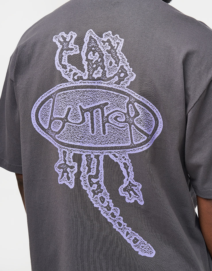 Butter Goods Wipeout T-Shirt - Washed Black - Image 4