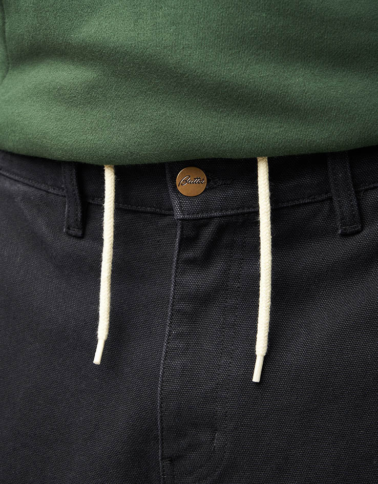 Butter Goods Work Pants - Black - Image 4