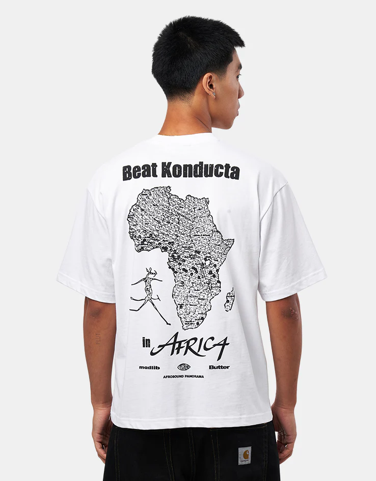 Butter Goods x Madlib Africa T-Shirt - White - Image 2