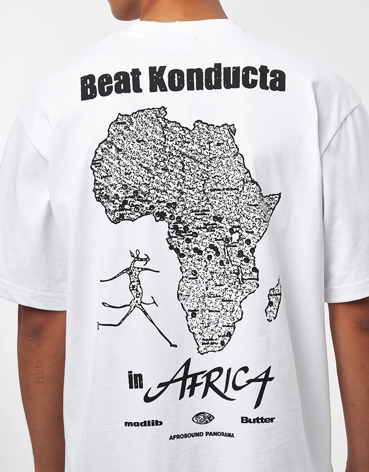 Butter Goods x Madlib Africa T-Shirt - White - Image 4