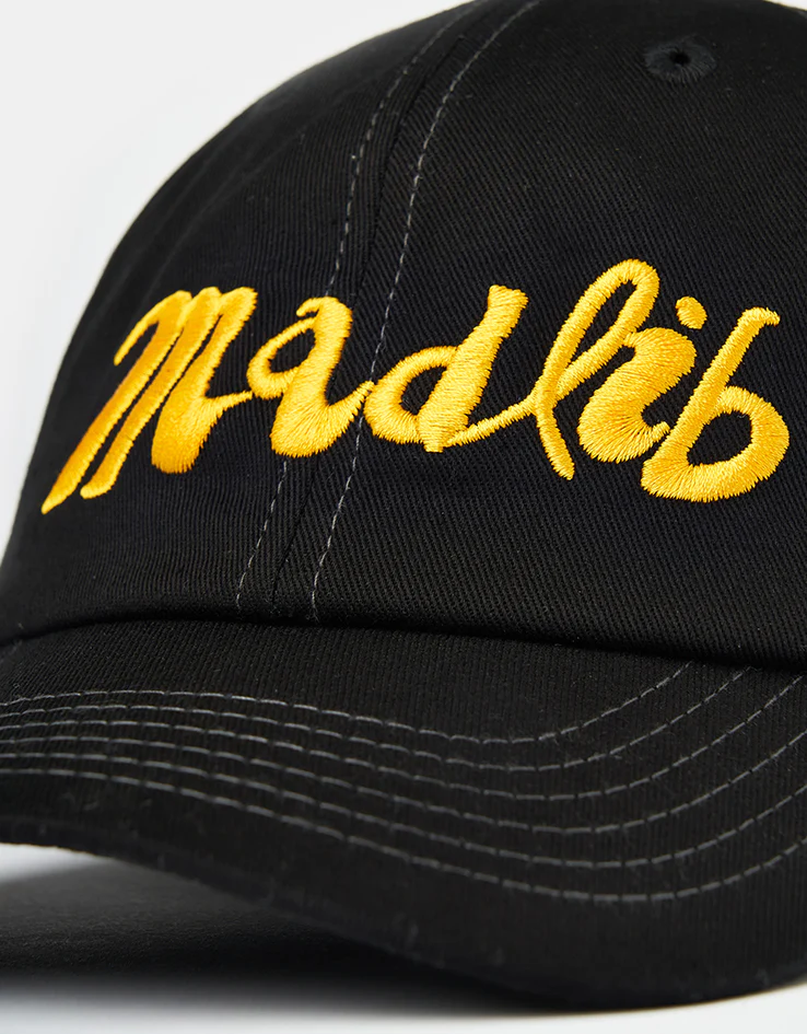 Butter Goods x Madlib Alias 6 Panel Cap - Black - Image 2