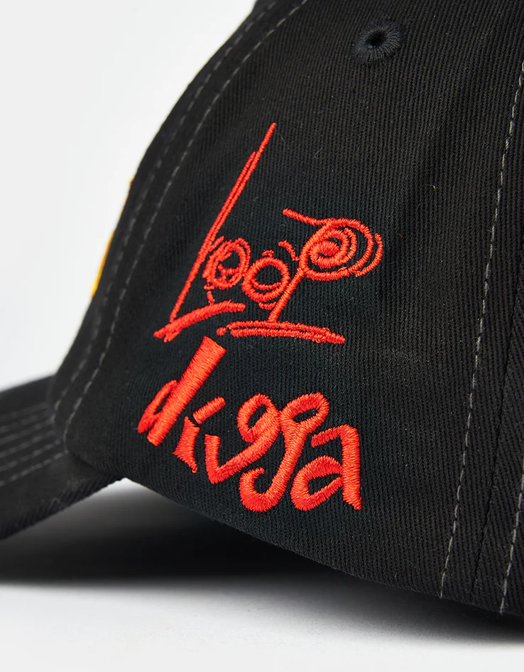 Butter Goods x Madlib Alias 6 Panel Cap - Black - Image 3