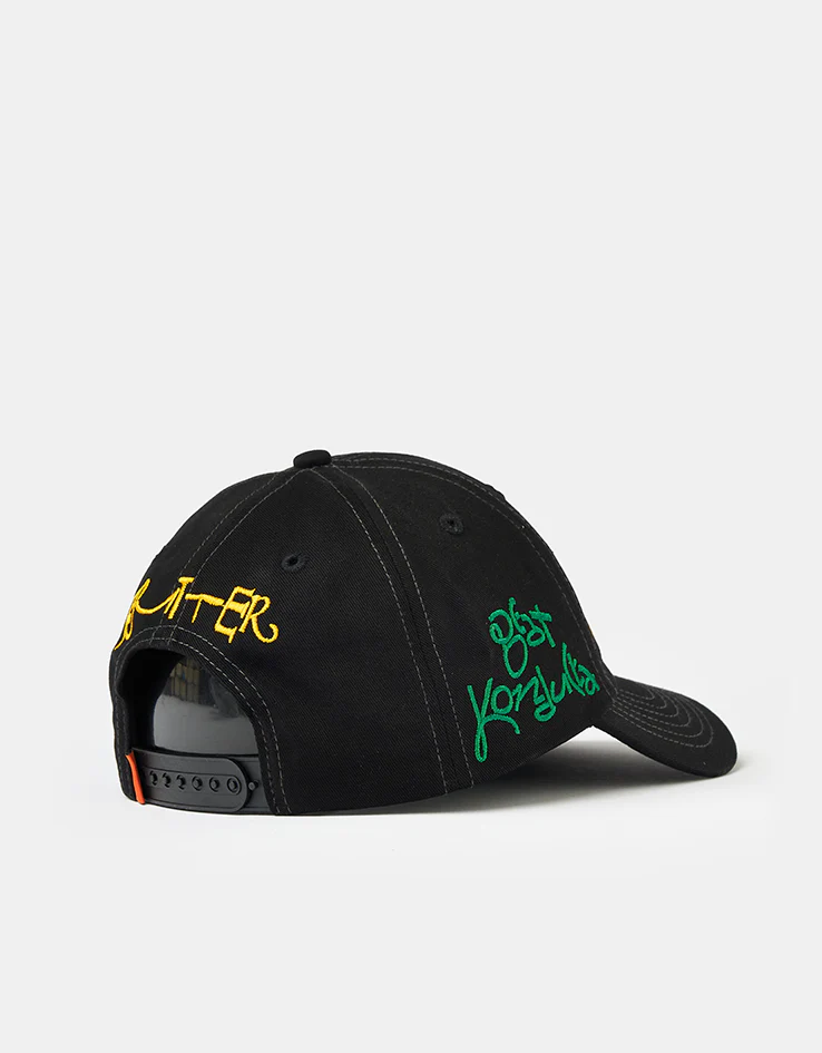 Butter Goods x Madlib Alias 6 Panel Cap - Black - Image 4