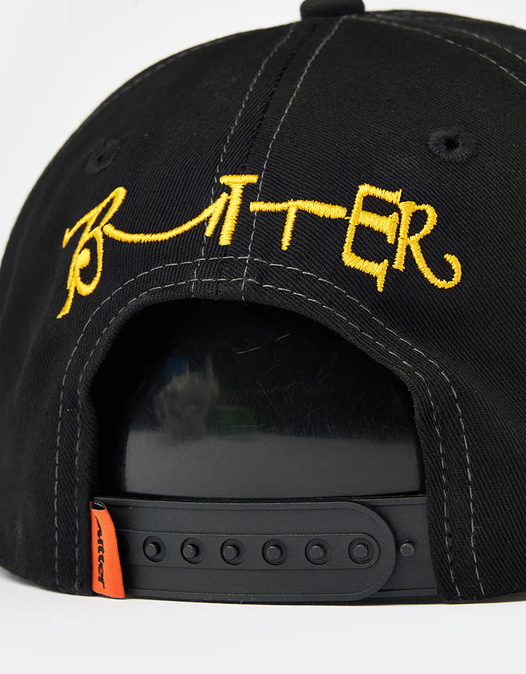 Butter Goods x Madlib Alias 6 Panel Cap - Black - Image 6