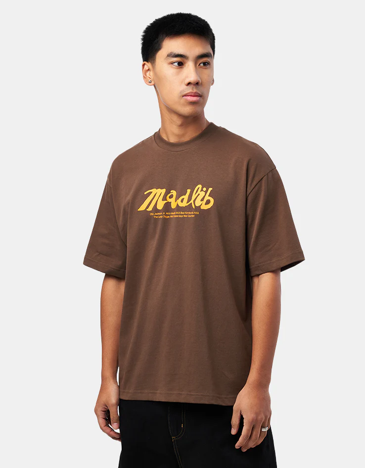 Butter Goods x Madlib Alias T-Shirt - Brown - Image 3