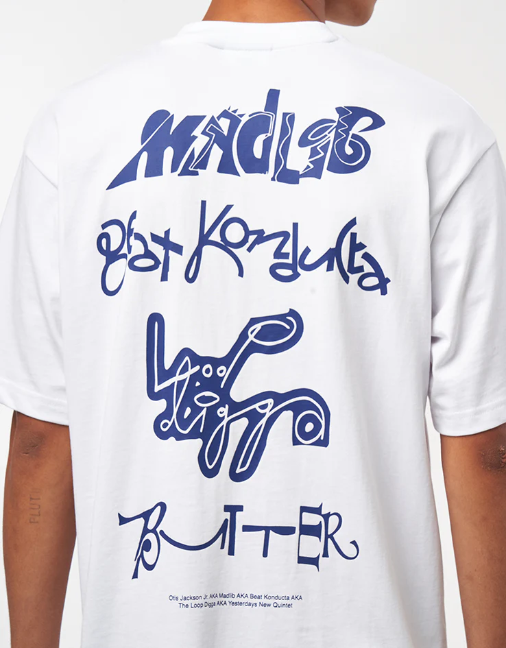 Butter Goods x Madlib Alias T-Shirt - White - Image 4