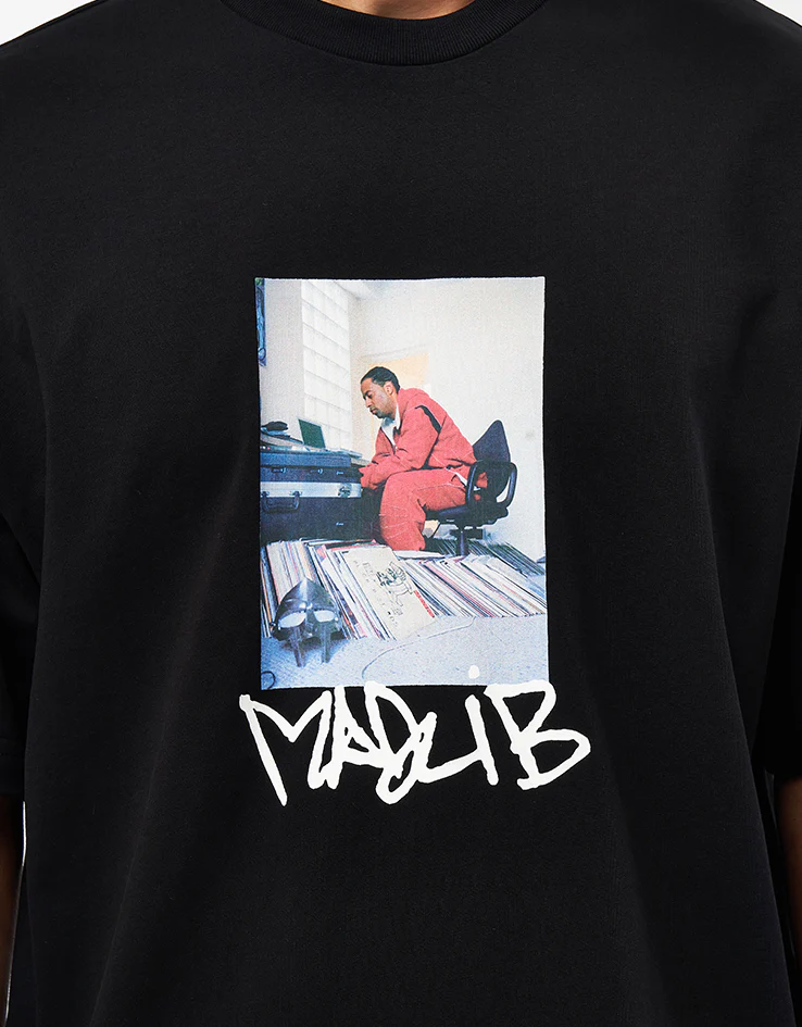 Butter Goods x Madlib Bomb Shelter T-Shirt - Black - Image 2