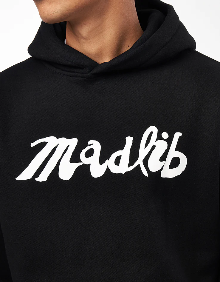 Butter Goods x Madlib Madlib Pullover Hoodie - Black - Image 2