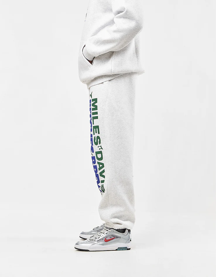 Butter Goods x Miles Davis Bitches Brew Sweatpants - Ash - Image 4